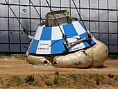 Starliner spacecraft capsule landing test, 2017