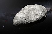 Asteroid 2004 EW95, illustration