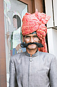 Man at Indian temple