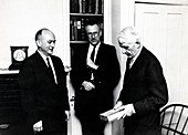 Psychologists Asch, Newman and Kohler, 1962