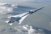 QueSST LBFD supersonic X-plane, illustration