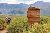 Hiking trail in the Colorado Rockies