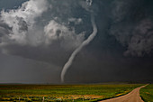 Rope tornado, Montana, USA