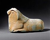 Mouflon sheep marble sculpture, 3rd-2nd millennium BC
