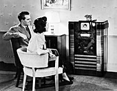 RCA TRK-5 television set advert, 1930s