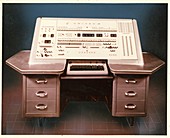 UNIVAC II computer control panel, 1950s