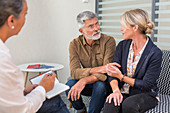 Couple in a session with counsellor