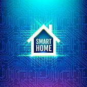 Smart home, conceptual illustration