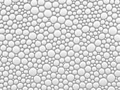 Abstract bubble pattern, illustration