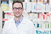 Smiling pharmacist