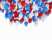 Celebration balloons, illustration