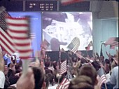 Apollo 11 mission control splashdown celebrations