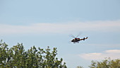 Helicopter at air show