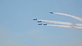 Military jets at air show