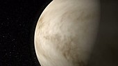 Venus Close Up in Thick Clouds