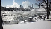 Niagara River in winter