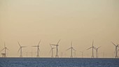 Windfarm at sea