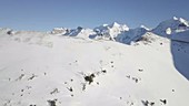 Swiss Alps aerial