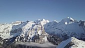 Swiss Alps aerial