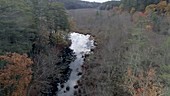 Marshland at Lake George, aerial