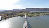 Lake Champlain Bridge, aerial