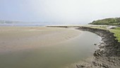 Time lapse of sea mist rolling into the Teifi Estuary