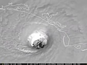 Hurricane Michael making landfall, 10th October 2018