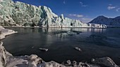 Sea and glacier timelapse, Arctic