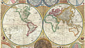 North America, Samuel Dunn map