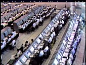 Mission Control during Apollo 11 launch countdown