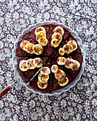 Banana chocolate cake