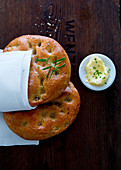 Focaccia with butter
