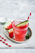 Erfrischender Wassermelonendrink