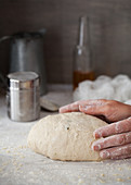 Shaping Bread Dough Prior to Baking