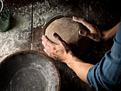 Shaping bread dough