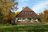 Farmhouse with wooden façade