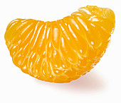 Eine Mandarinenspalte