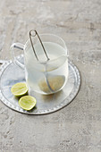 Ginger and lime water