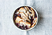French toast bake with cherries