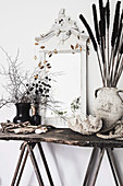 Vintage Christmas decoration with natural finds