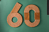 A number 60 cake