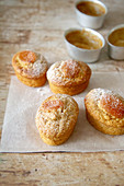 Coconut and apricot friands