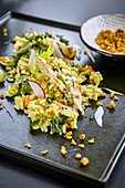 Braised chicken and rice salad with ras el hanout