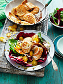 Char Grilled Cuttlefish, Rocket and Parmesan Salad