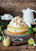 Lemon meringue cheesecake