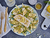 Sous vide cod with roasted fennel and lemon butter