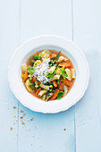 Minestrone with Parmesan