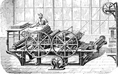 Rotary Printing Press, 19th Century