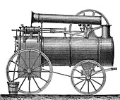 Steam Powered Traction Engine, 19th Century