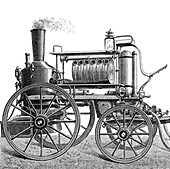 Steam Powered Fire Engine, 19th Century